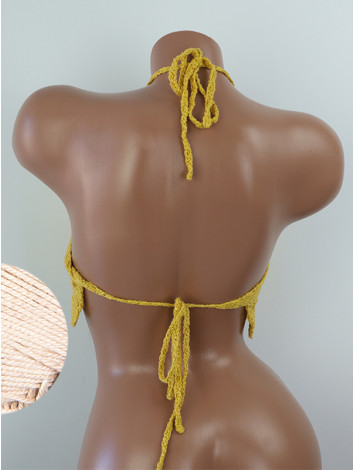 The Solar Halo Neckline: Sunburst Circle - Топ В'язаний Гачком