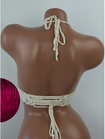 Blossom Enchantment: Medallion of Elegance - Топ В'язаний Гачком