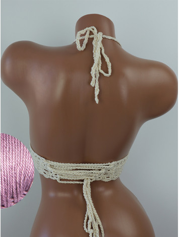 Blossom Enchantment: Medallion of Elegance - Топ В'язаний Гачком