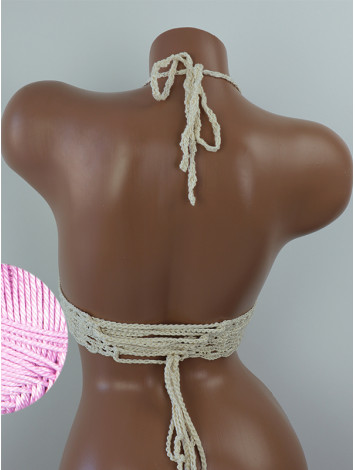 Blossom Enchantment: Medallion of Elegance - Топ В'язаний Гачком