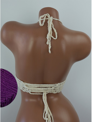 Blossom Enchantment: Medallion of Elegance - Топ В'язаний Гачком