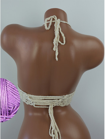 Blossom Enchantment: Medallion of Elegance - Топ В'язаний Гачком