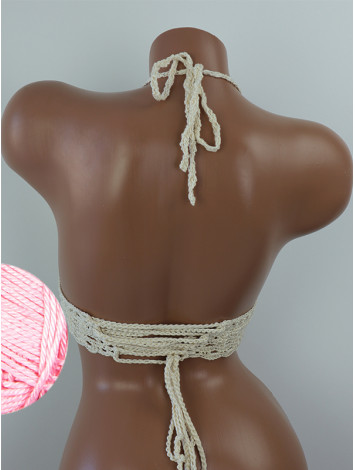 Blossom Enchantment: Medallion of Elegance - Топ В'язаний Гачком