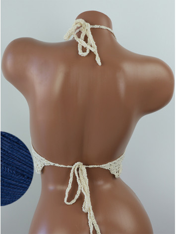 Tropical Lace: Leafy Pineapple Bloom - Топ В'язаний Гачком