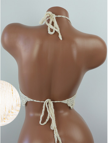 Tropical Lace: Leafy Pineapple Bloom - Топ В'язаний Гачком