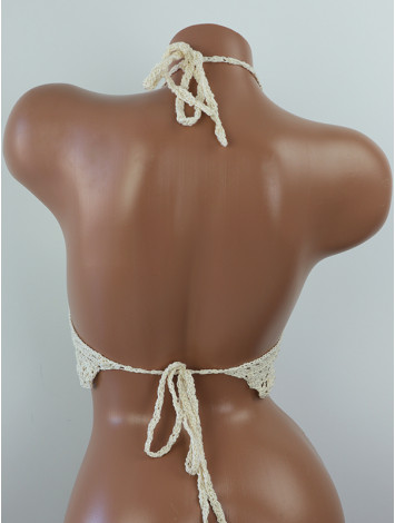 Tropical Lace: Leafy Pineapple Bloom - Топ В'язаний Гачком