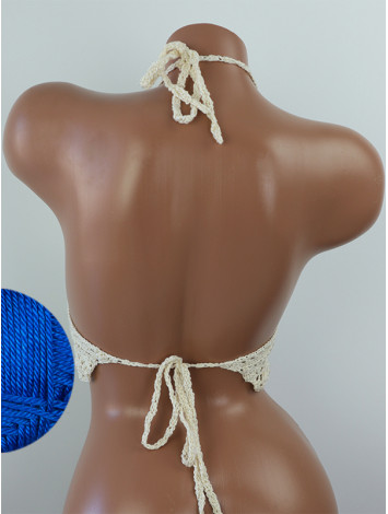 Tropical Lace: Leafy Pineapple Bloom - Топ В'язаний Гачком