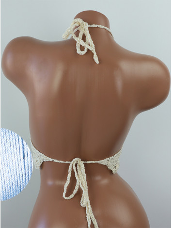 Tropical Lace: Leafy Pineapple Bloom - Топ В'язаний Гачком