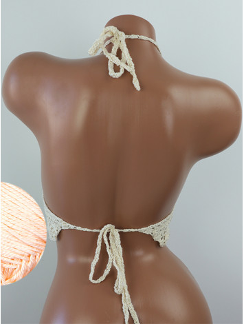 Tropical Lace: Leafy Pineapple Bloom - Топ В'язаний Гачком