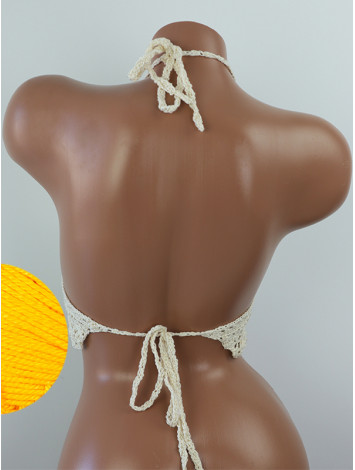 Tropical Lace: Leafy Pineapple Bloom - Топ В'язаний Гачком