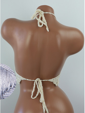 Tropical Lace: Leafy Pineapple Bloom - Топ В'язаний Гачком