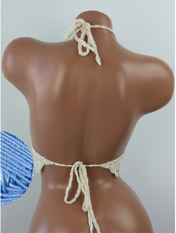 Tropical Lace: Leafy Pineapple Bloom - Топ В'язаний Гачком