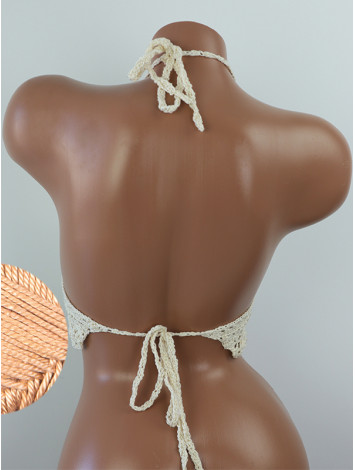 Tropical Lace: Leafy Pineapple Bloom - Топ В'язаний Гачком