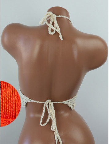 Tropical Lace: Leafy Pineapple Bloom - Топ В'язаний Гачком