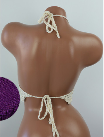 Tropical Lace: Leafy Pineapple Bloom - Топ В'язаний Гачком