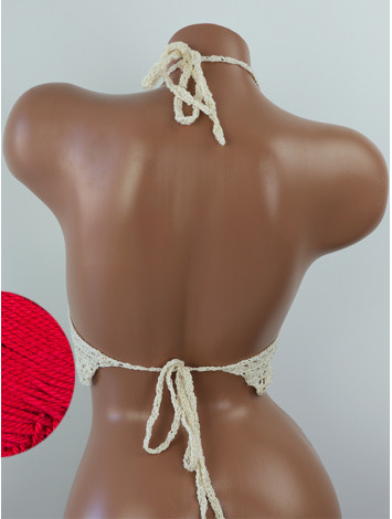 Tropical Lace: Leafy Pineapple Bloom - Топ В'язаний Гачком