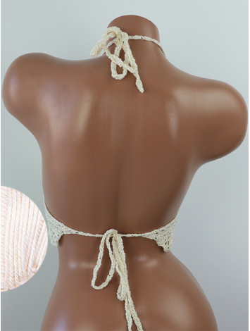 Tropical Lace: Leafy Pineapple Bloom - Топ В'язаний Гачком