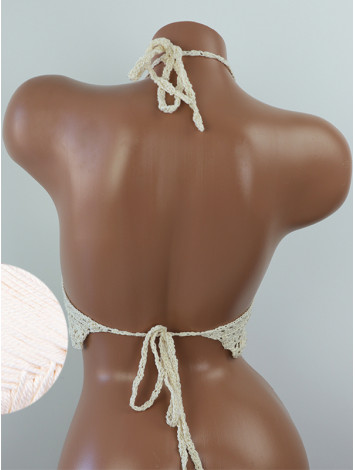 Tropical Lace: Leafy Pineapple Bloom - Топ В'язаний Гачком