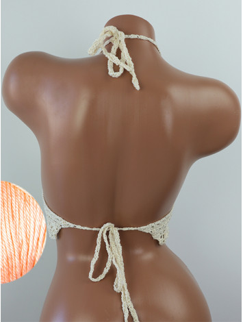 Tropical Lace: Leafy Pineapple Bloom - Топ В'язаний Гачком