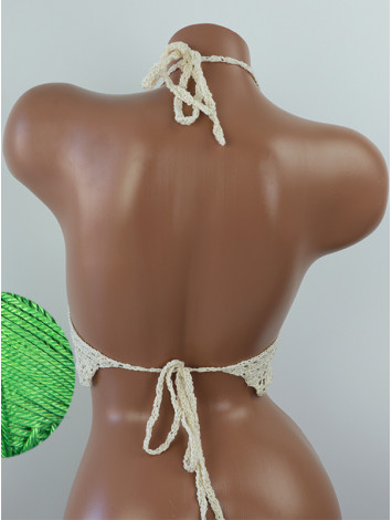 Tropical Lace: Leafy Pineapple Bloom - Топ В'язаний Гачком