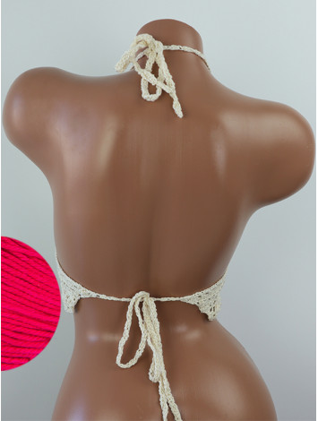 Tropical Lace: Leafy Pineapple Bloom - Топ В'язаний Гачком