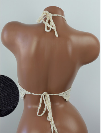 Tropical Lace: Leafy Pineapple Bloom - Топ В'язаний Гачком