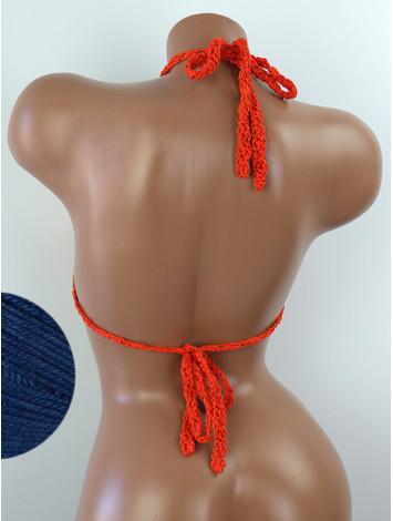 The Chunky Knit Stunner: Enchanting Tri-Jab - Топ В'язаний Гачком