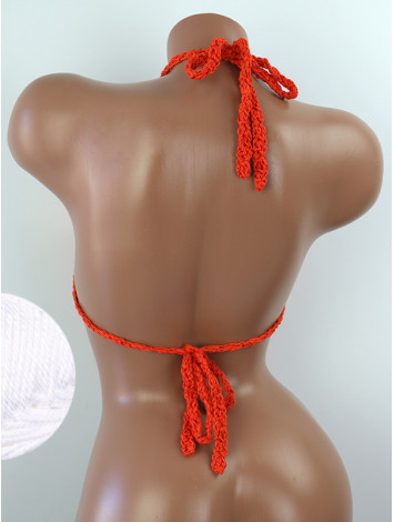 The Chunky Knit Stunner: Enchanting Tri-Jab - Топ В'язаний Гачком