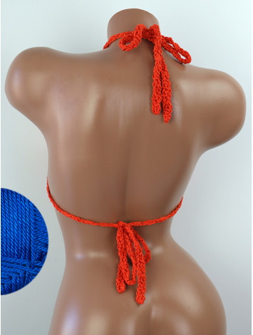 The Chunky Knit Stunner: Enchanting Tri-Jab - Топ В'язаний Гачком