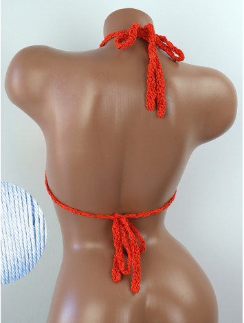 The Chunky Knit Stunner: Enchanting Tri-Jab - Топ В'язаний Гачком