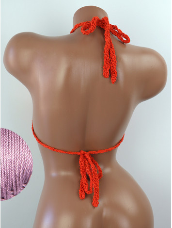 The Chunky Knit Stunner: Enchanting Tri-Jab - Топ В'язаний Гачком