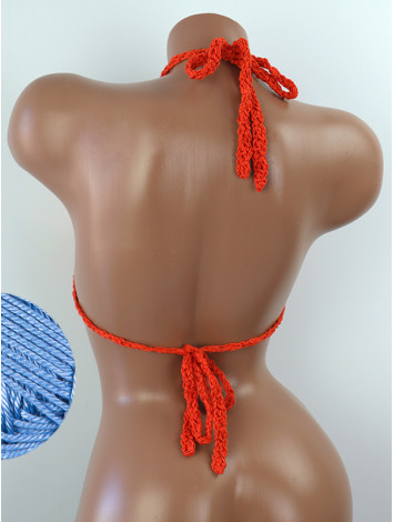 The Chunky Knit Stunner: Enchanting Tri-Jab - Топ В'язаний Гачком