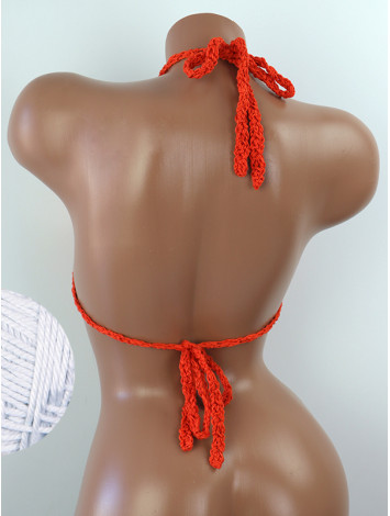 The Chunky Knit Stunner: Enchanting Tri-Jab - Топ В'язаний Гачком