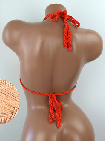 The Chunky Knit Stunner: Enchanting Tri-Jab - Топ В'язаний Гачком