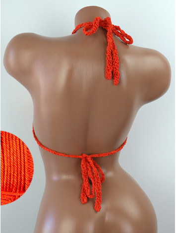 The Chunky Knit Stunner: Enchanting Tri-Jab - Топ В'язаний Гачком