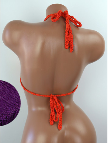 The Chunky Knit Stunner: Enchanting Tri-Jab - Топ В'язаний Гачком