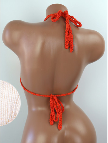 The Chunky Knit Stunner: Enchanting Tri-Jab - Топ В'язаний Гачком