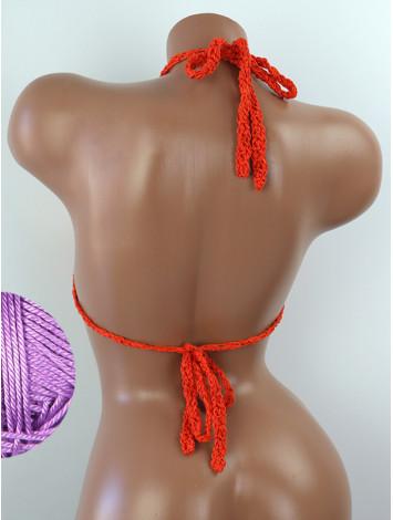 The Chunky Knit Stunner: Enchanting Tri-Jab - Топ В'язаний Гачком