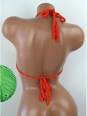 The Chunky Knit Stunner: Enchanting Tri-Jab - Топ В'язаний Гачком