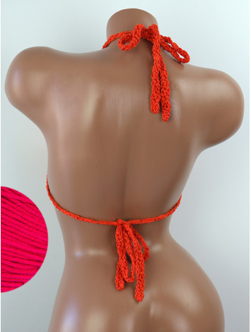 The Chunky Knit Stunner: Enchanting Tri-Jab - Топ В'язаний Гачком