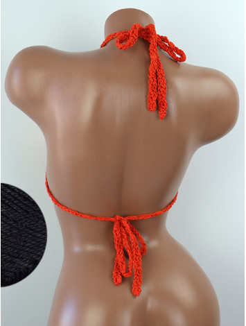 The Chunky Knit Stunner: Enchanting Tri-Jab - Топ В'язаний Гачком