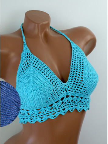 The Lace Netweave: Intricate Mesh Charm - Топ В'язаний Гачком