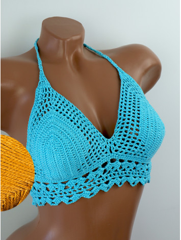 The Lace Netweave: Intricate Mesh Charm - Топ В'язаний Гачком