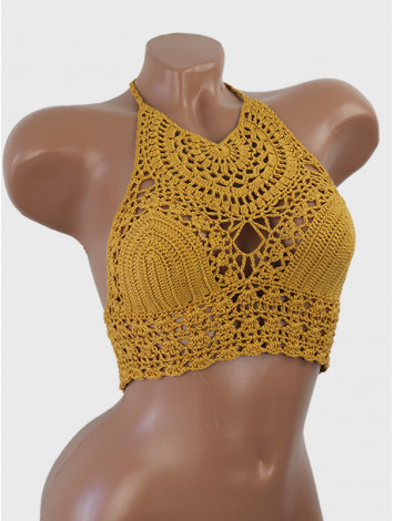 Majestic Motif: Scythian Serenade - Crochet Bikini Top