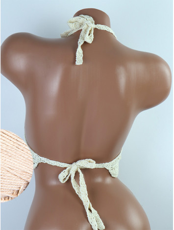Tassel Drops Crochet: Whimsical Knots - Crochet Bikini Top