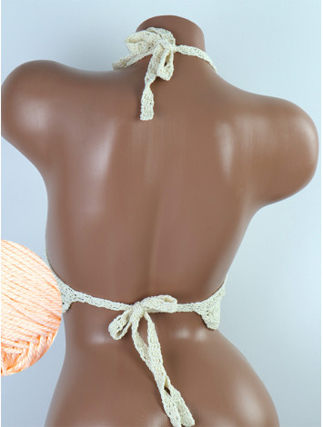 Tassel Drops Crochet: Whimsical Knots - Crochet Bikini Top