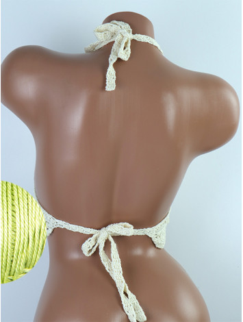 Tassel Drops Crochet: Whimsical Knots - Crochet Bikini Top