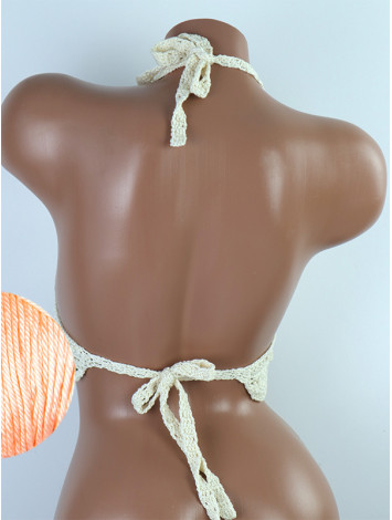 Tassel Drops Crochet: Whimsical Knots - Crochet Bikini Top