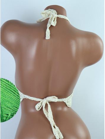 Tassel Drops Crochet: Whimsical Knots - Crochet Bikini Top