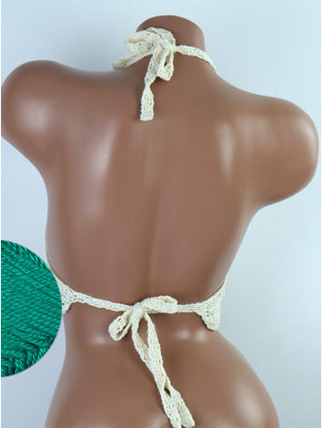 Tassel Drops Crochet: Whimsical Knots - Crochet Bikini Top